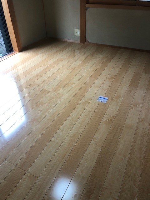 岡山住宅リフォーム 浅口市でフローリングリフォーム（畳6帖→床断熱＋フローリング）施工事例の画像